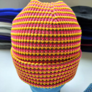 Gorro de Punto Jacquard de Estilo Moderno, Fabricante de Fábrica, Marca Privada, Gorros de Alta Calidad - Product Image 5