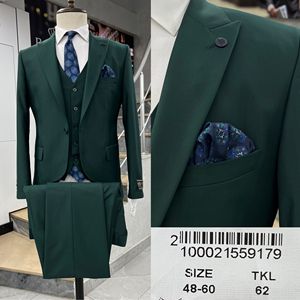 All Day Comfort Mens Suit 80% Laine 20% Polyester Slim Fit pour le travail et les événements spéciaux - Product Image 6