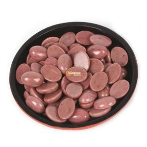 Gemas Grandes, Cabujón de Rodonita Rosa Natural de 18 mm, Corte Ovalado, para la Elaboración de Joyas - Product Image 4