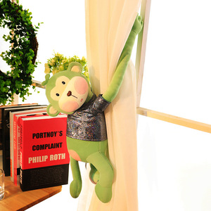 Khỉ sang trọng búp bê dễ thương cánh tay dài khỉ xe điện chống va chạm Khỉ gối rèm động vật búp bê quà sinh nhật - Product Image 6