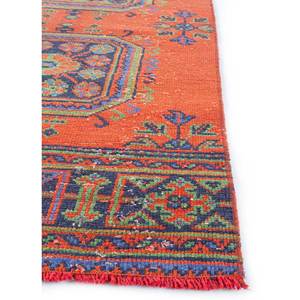 Vintage Jaipur Rugs US Pae-2556 Large Area Hand Knotted Wool Carpet <b>Red</b> Orange Geometric for Home Car for Living Room Hallway - Product Image 4