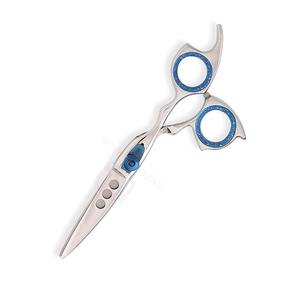 Ciseaux de barbier professionnels en acier inoxydable allemand de 6,5 pouces |   Ciseaux de coupe de cheveux réutilisables de haute qualité à lame de rasoir réglable Salon - Product Image 4