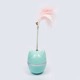Jouet interactif pour chat à roulettes avec plumes et balle, pour chats d'intérieur, jouets interactifs pour animaux de compagnie, vente en gros