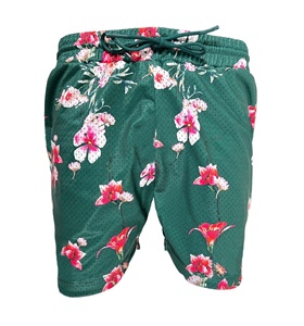 Shorts de basket-ball en maille polyester de haute qualité, respirants, à double couche, tricotés, sublimation intégrale - Product Image 3