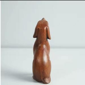 Custom Designed Art Deco Wooden <b>Car</b> <b>Model</b> Sculpture Dog Statue as Tabletop Living Room Ornament - Product Image 3