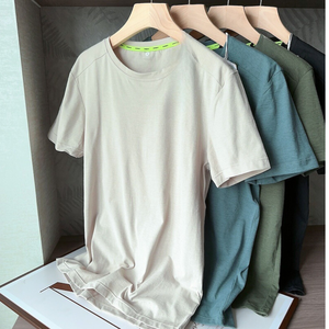 Haut de sport décontracté personnalisable OEM pour hommes, velours élastique, style oiseau, printemps-été, logo tricoté respirant et anti-boulochage - Product Image 5