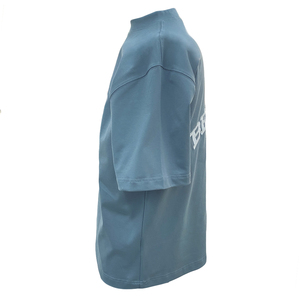 T-shirt en coton avec logo OEM pour hommes, manches courtes, impression personnalisée, t-shirts brodés, t-shirt décontracté et ample - Product Image 3