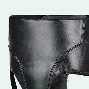 Wholesale Cheap Price Boxing <b>Guards</b> For <b>Groin</b> Protection Wear Custom Martial Art Boxing MMA Kick PU Leather <b>Groin</b> <b>Guard</b> - Product Image 2