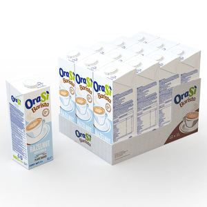 Bevanda Vegetale al Gusto Nocciola OraSi Barista per Distributori, 1 Litro, 12 Unità, Durata 420 Giorni - Product Image 2