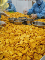 Chips de Jackfruit Vietnamiennes de Haute Qualité Séchées Sous Vide, Préservation Naturelle de la Douceur, Snack Croustillant en Vrac