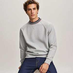 2025 Sweatshirt Street Wear 100% Cotton Men <b>Washed</b> Solid Multi Color 100% Embroidered Technique Autumn - Product Image 1