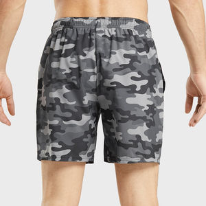 Venta al por mayor pantalones cortos de fitness de secado rápido de alta calidad de encargo de los hombres de nylon respetuoso del medio ambiente pantalones cortos de pista de entrenamiento - Product Image 2