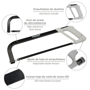 Arco Sega in Acciaio con Impugnatura in Alluminio - Product Image 3