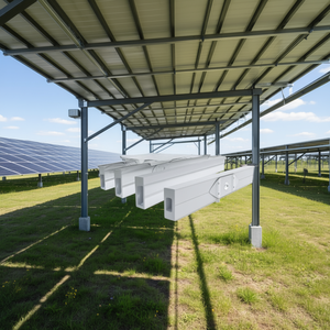 Barra de Unión Solar para Paneles Fotovoltaicos Enmarcados - Montaje en Techo y Cochera de Aleación de Aluminio Anodizado - Product Image 3