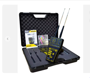 เครื่องตรวจจับโลหะ MWF Geolocator รุ่นประกอบเสร็จสมบูรณ์ สำหรับผู้ใหญ่ สีดำ 30kHz รับประกัน 1 ปี คอยล์หลายหัว ผลิตในสหรัฐอเมริกา - Product Image 1