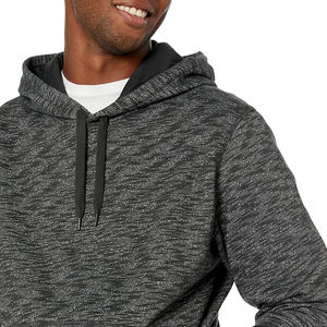 Sweat-shirt athlétique à capuche avec fermeture éclair pour hommes Sportswear Fitness Training Outerwear Casual Jacket Fabricant OEM Direct Factory - Product Image 4