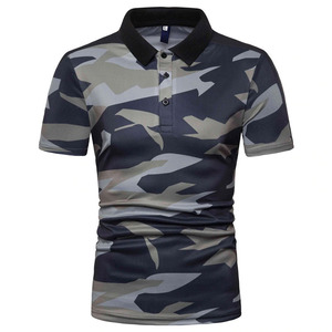 Bonne qualité 2025 hommes à manches courtes Polo t-shirt tenue décontracté Style moderne Polo Camouflage chemises de qualité supérieure - Product Image 5