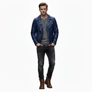 Chaqueta Bomber de Cuero Genuino al por Mayor OEM, la Más Vendida, 2025, de Alta Calidad, Transpirable, Impermeable, Resistente al Viento y Ecológica - Product Image 6