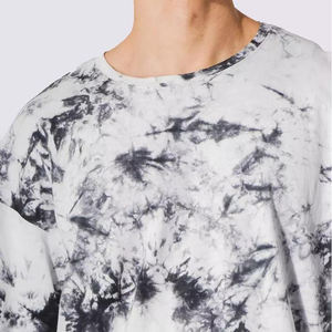 Meilleures ventes T-shirts pour hommes colorés délavés à l'acide personnalisés de grande taille T-shirt de luxe vierge avec impression du logo de votre marque - Product Image 3