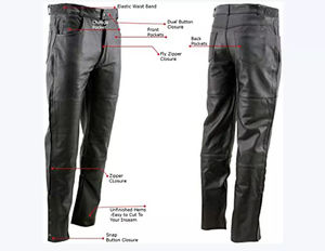 Pantalones de Cuero para Hombre, Corte Recto, Cintura Media, Personalizados, Nueva Colección 2026, Alta Calidad, Resistentes al Viento, Logotipo Personalizado, Precio Razonable - Product Image 6