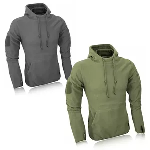 Sweat à capuche personnalisable pour hommes Parfait pour les commandes corporatives en gros Sweat à capuche gris avec poche Confortable Élégant pour l'image de marque personnalisée - Product Image 1