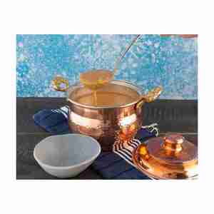 High in Demand Platters Serving Dish Tray Manufacturer From India <b>Utensils</b> Safe Copper Serving <b>Pot</b> with High Quality - Product Image 4
