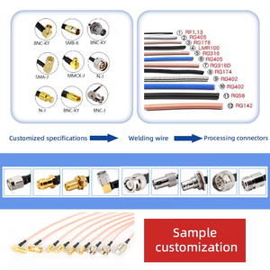 8 trong 1 rg178 đa cáp đồng trục SMA nữ để ufl1 nối mở rộng Jumper cáp cho ZTE 5g MIMO Router DIY - Product Image 2