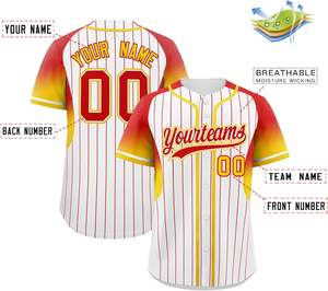 Uniformes de béisbol al por mayor, camisas abotonadas de malla personalizadas con diseño sublimado y bordado para pedidos de equipo - Product Image 6