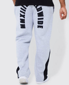 Nuevo jersey de Color sólido con estampado de logotipo personalizado, chándal en blanco, conjunto de pantalones de chándal y sudaderas con capucha de 2 piezas, pantalones de chándal lisos de alta calidad - Product Image 3