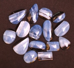 หินอัญมณีทรงหลังเบี้ยขัดเงาโอปอลสีธรรมชาติสำหรับการออกแบบเครื่องประดับ - Product Image 1