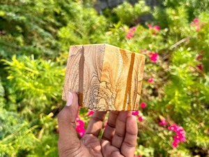 Cubo de Aventurina verde, rebanada de cristal de ágata Natural utilizada en manualidades hechas a mano, proyectos artísticos, Interior decorativo único - Product Image 2