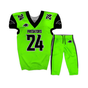 ชุดยูนิฟอร์มฟุตบอลอเมริกันโพลีเอสเตอร์แบบระเหิดล่าสุด100% - Product Image 1