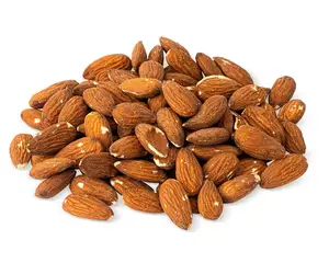 Grosir makanan ringan kesehatan kacang Almond organik jumlah besar kacang Almond Amerika panggang kualitas tinggi