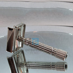 High Quality Stainless Steel Reusable Durable Grooming Safety <b>Razors</b> with <b>Single</b> <b>Blade</b>-Top Selling Latest Design - Product Image 2