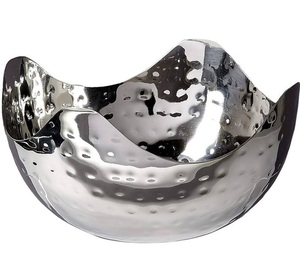 Bol à fruits en aluminium moderne fini, décoration de table d'hôtel, cadeau de retour de mariage, service de table, vaisselle - Product Image 3
