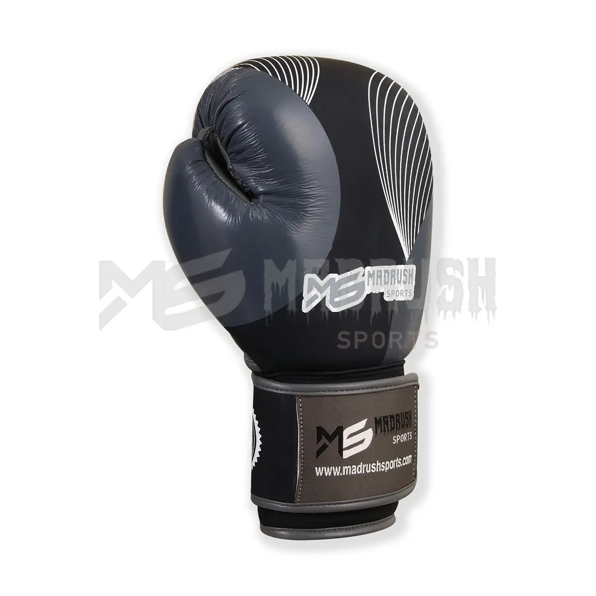 Guantes de boxeo profesionales Madrush Guantes de boxeo de entrenamiento de calidad con logotipo personalizado Guantes de boxeo de alta calidad