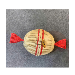 Adornos Navideños de Ratán, Decoraciones de Mimbre, Estilo Rústico Boho, Sostenible, Único, Renos, Estrellas, Bolas Colgantes para Navidad - Product Image 1