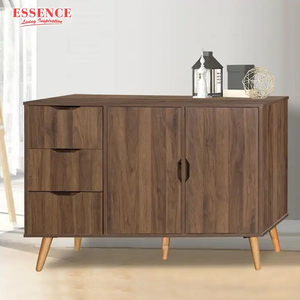 Fully Assembled Modern Console Cabinet with Doors and Drawers Living Room Furniture for Hallway - Product Image 2