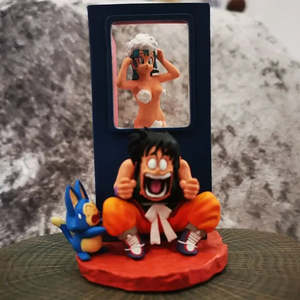 Figura de Resina de Dragon Ball Z, Goku, Yamcha, Bulma, de la Animación Japonesa - Product Image 3