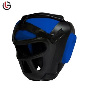 Casco de boxeo de último estilo de servicio OEM personalizado de alta calidad-Protector de cabeza de cuero genuino de alta calidad para la venta - Product Image 1