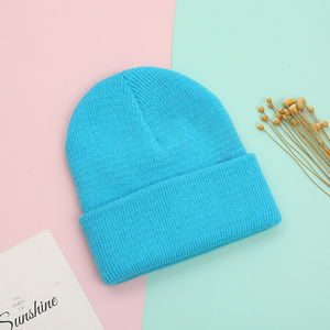 Wholesale Custom Warm and Cozy Acrylic Knit Plain Blank Children Kids Toddler Baby Infant <b>Winter</b> <b>Cap</b> Beanie Hat - Product Image 4