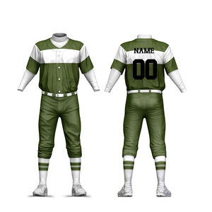 2025 uniformes de béisbol hechos a medida OEM para hombres precio al por mayor 100% conjuntos de uniformes de béisbol duraderos de tela lavable de alta calidad - Product Image 4