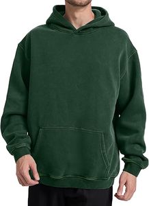 Sudaderas con capucha informales de invierno para hombre, Color sólido, 100% algodón, forro polar, ajuste Regular, secado rápido y transpirable, alta calidad - Product Image 6