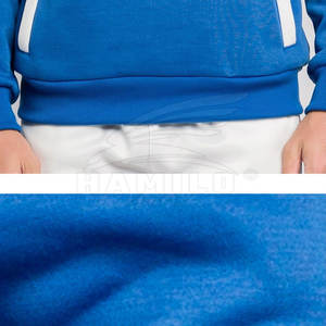 Sweats à capuche thermiques pour hommes de haute qualité conception personnalisée léger coton Polyester confortable fermeture éclair haut d'hiver tissu imprimé solide - Product Image 4