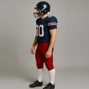 Vente en gros de maillots de football américain brodés pour hommes à prix réduit 100% polyester personnalisé de haute qualité expédition rapide - Product Image 5