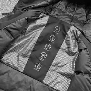 Parka de invierno de lujo personalizada para hombre, transpirable, impermeable, pesado, abrigos de plumón de ganso y pato para uso en exteriores - Product Image 5