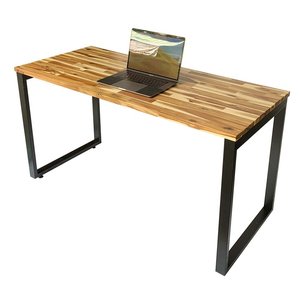 Escritorio de Oficina Industrial/Academia de Madera con Patas de Hierro 140x60cm Requiere Montaje HBWD003 - Product Image 3