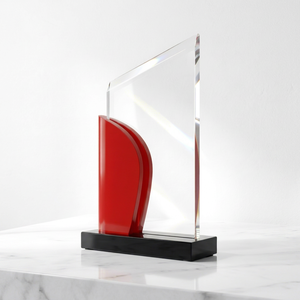 Trophée en acrylique personnalisé gravé au laser, cadeau nautique sportif, plaque en cristal vierge, cadeau d'entreprise - Product Image 1