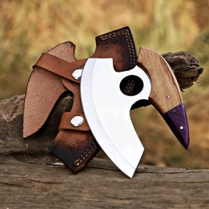 Petit coupe-pizza personnalisé, forgé à la main et cadeau parfait pour son anniversaire et le nouvel an. - Product Image 5