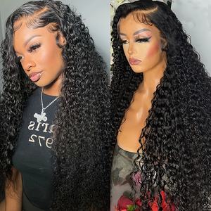 Wholesale Human Hair HD 360 Full Lace Frontal <b>Wig</b> Transparent 13x4 Lace Frontal Kinky Curly <b>Wig</b> Pre-plucked with Baby Hair - Product Image 3